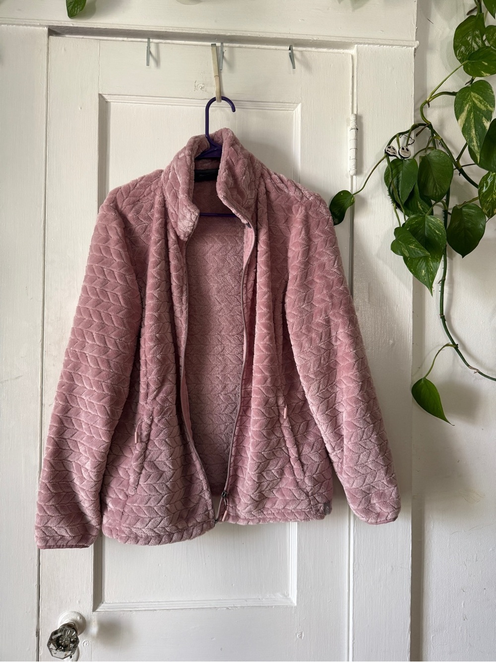Free Country size L Plush Quilted Pink Jacket - Women